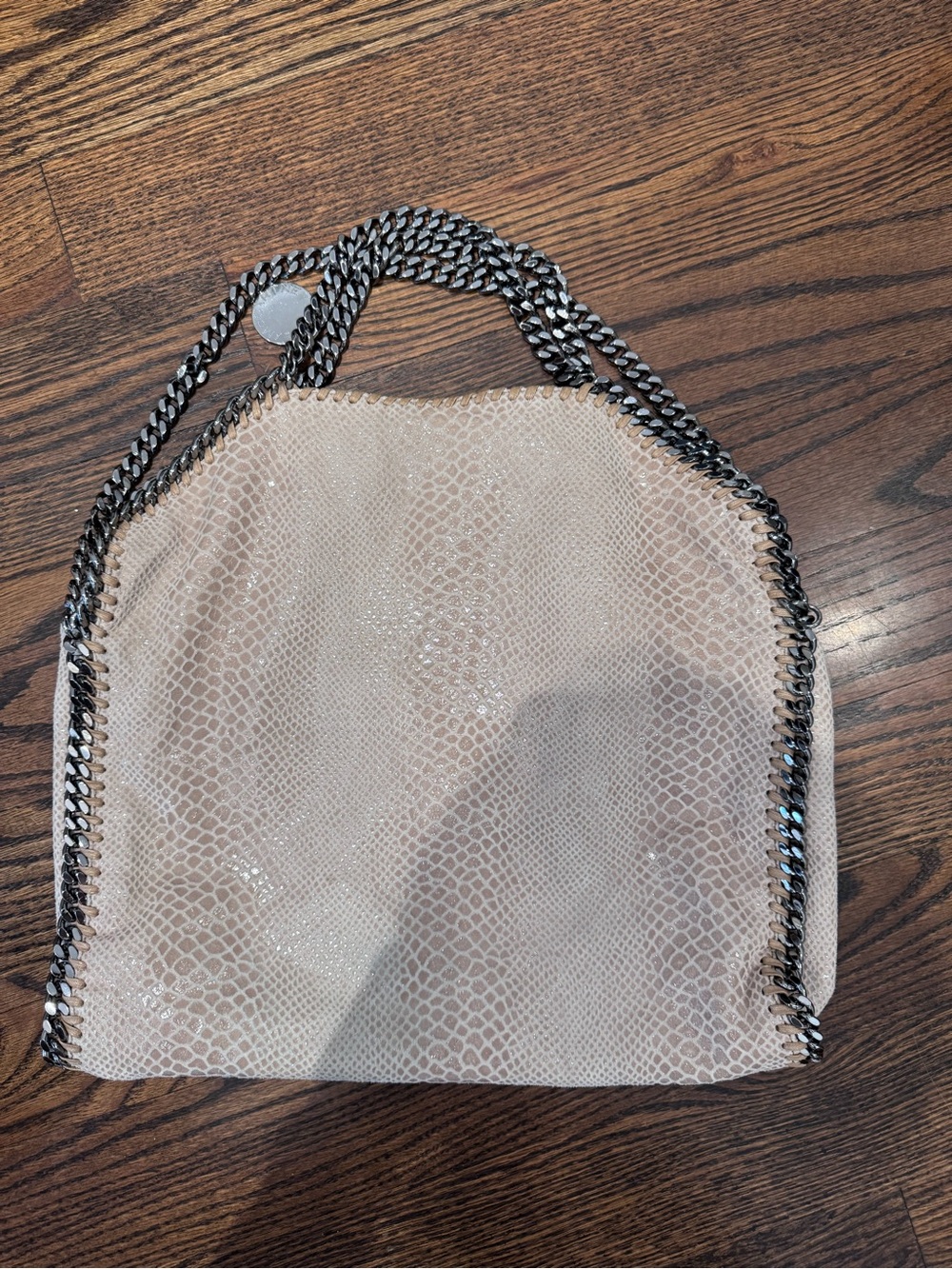 Stella McCartney Falabella Tote – Beige Shaggy Deer – Excellent Condition